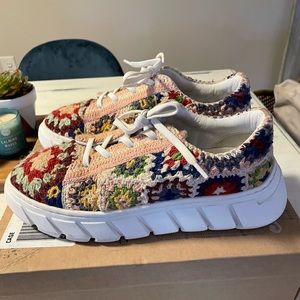 Free People Crochet Sneakers